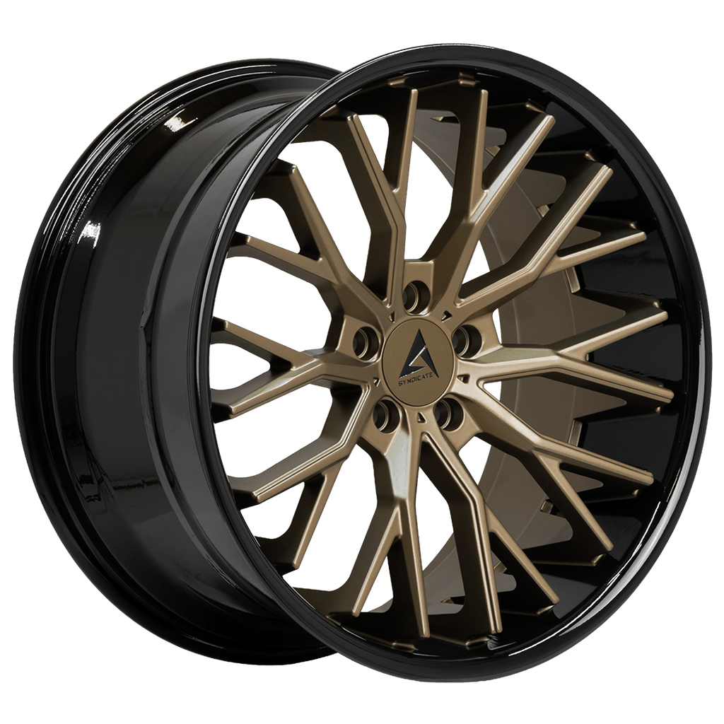 Armed Wheels Shank Matte Bronze Face + Gloss Black Lip 20x10.5 +45 5x113mm 74.1mm