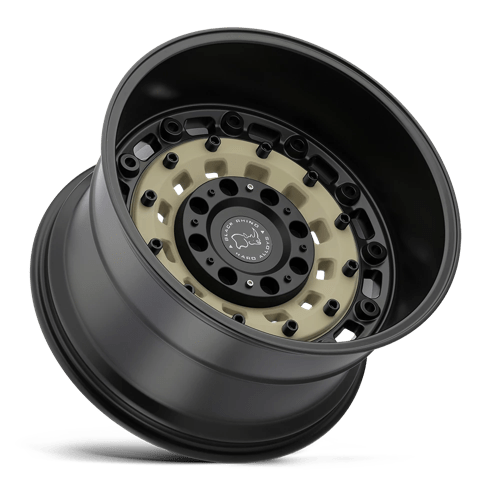 Black Rhino ARSENAL Sand On Black 20x12 -44 5x127mm 71.5mm - Wheelwiz