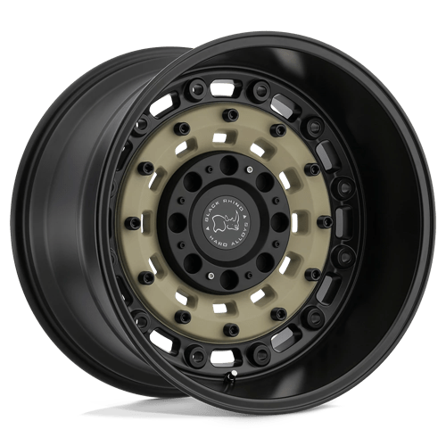 Black Rhino ARSENAL Sand On Black 20x12 -44 5x127mm 71.5mm - Wheelwiz