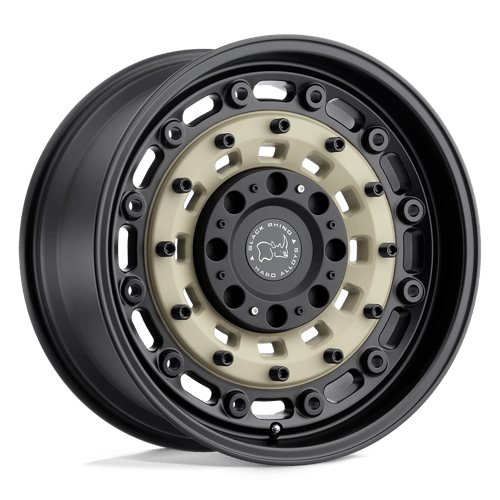 Black Rhino ARSENAL Sand On Black 20x9.5 +12 8x165.1mm 122.4mm - WheelWiz