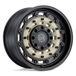 Black Rhino ARSENAL Sand On Black 17x8 +30 5x114.3mm 76.1mm - WheelWiz