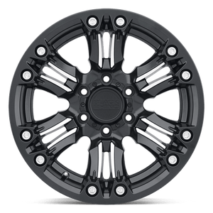 Black Rhino ASAGAI Matte Black & Machined W/ Stainless Bolts 17x8.5 -18 5x114.3mm 71.5mm - Wheelwiz