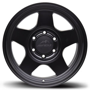 AVID.1 AT-02 Matte Black 17x8.5 0 6x139.7mm 106.1mm - Wheelwiz