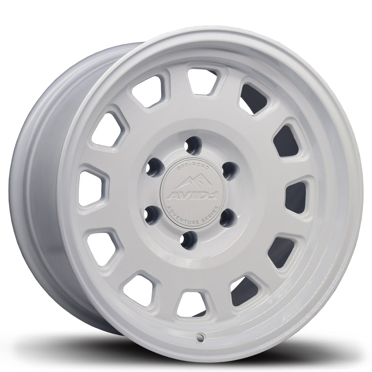 AVID.1 AT-03 Matte White 17x9 -12 6x139.7mm 106.1mm - Wheelwiz