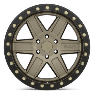 Black Rhino ATTICA Matte Bronze W/ Black Ring 20x9.5 -18 5x127mm 71.5mm - Wheelwiz