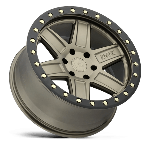 Black Rhino ATTICA Matte Bronze W/ Black Ring 20x9.5 -18 6x139.7mm 112.1mm - Wheelwiz