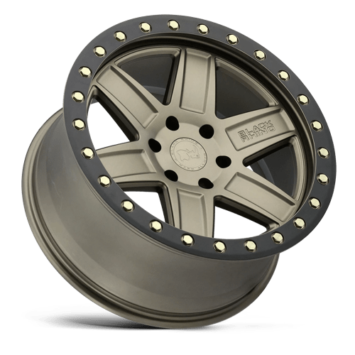 Black Rhino ATTICA Matte Bronze W/ Black Ring 17x9 +12 6x135mm 87.1mm - WheelWiz