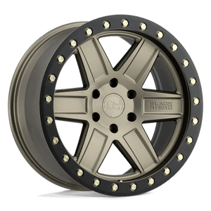 Black Rhino ATTICA Matte Bronze W/ Black Ring 18x9.5 +12 5x150mm 110.1mm - WheelWiz