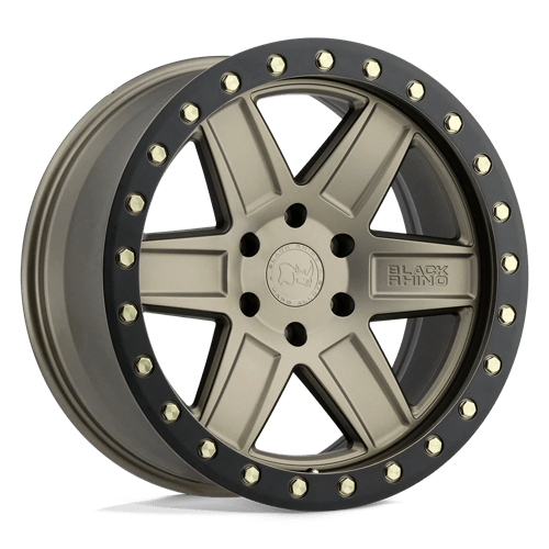 Black Rhino ATTICA Matte Bronze W/ Black Ring 20x9.5 0 5x139.7mm 78.1mm - WheelWiz