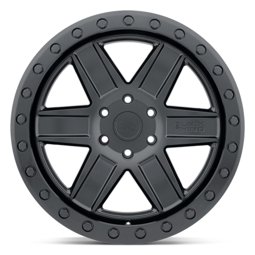 Black Rhino ATTICA Matte Black W/ Black Ring 20x9.5 +12 6x139.7mm 112.1mm - Wheelwiz