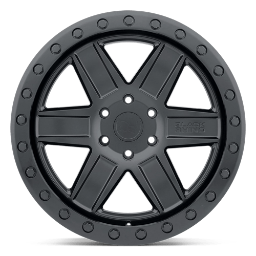 Black Rhino ATTICA Matte Black W/ Black Ring 20x9.5 -18 6x139.7mm 112.1mm - Wheelwiz
