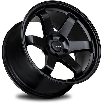 AVID.1 AV-06 Matte Black 18x8.5 +35 5x100mm 73.1mm - Wheelwiz