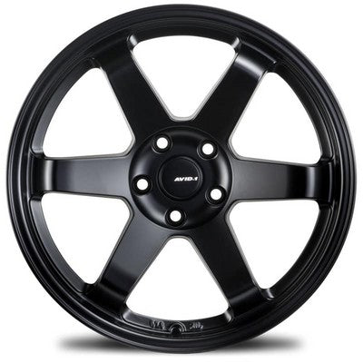 AVID.1 AV-06 Matte Black 18x9.5 +38 5x100mm 73.1mm - Wheelwiz