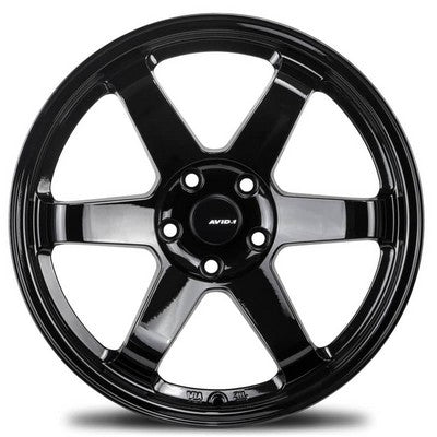 AVID.1 AV-06 Gloss Black 18x8.5 +35 5x114.3mm 73.1mm - Wheelwiz