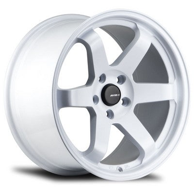 AVID.1 AV-06 White 18x8.5 +35 5x114.3mm 73.1mm - Wheelwiz