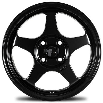 .. A ..¨̮　0711 AVID.1 AV-08 Matte Black 15x6.5 +35 4x100mm 73.1mm– Wheelwiz