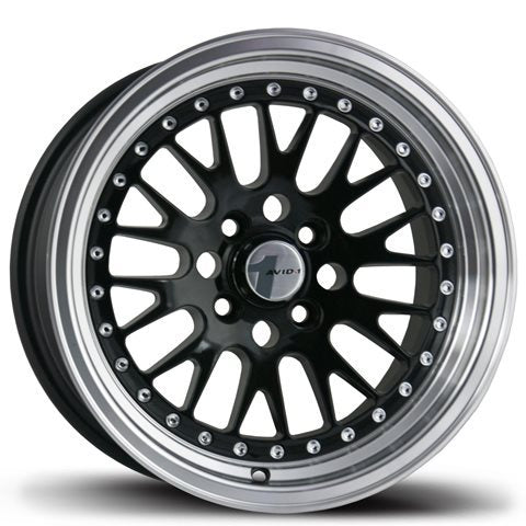 AVID.1 AV-12 Gloss Black 16x8 +25 4x100|4x114.3mm 73.1mm - Wheelwiz