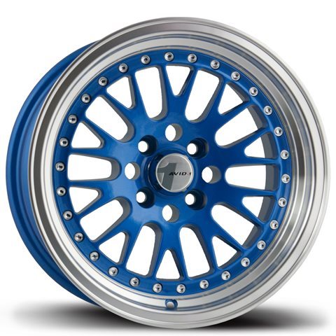 AVID.1 AV-12 Blue 15x8 +25 4x100mm 73.1mm