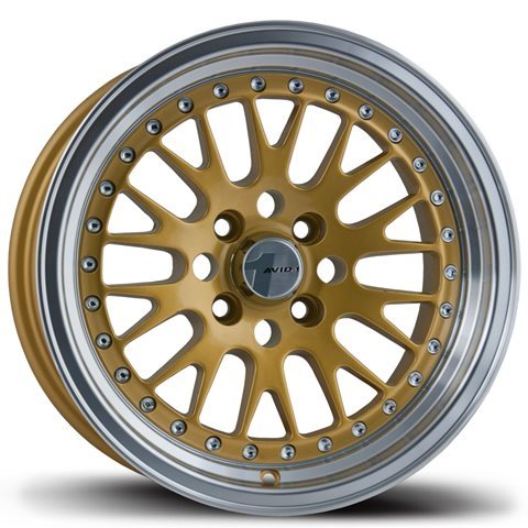 AVID.1 AV-12 Gold 15x8 +25 4x100mm 73.1mm - Wheelwiz