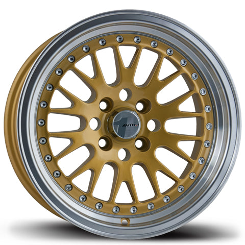 AVID.1 AV-12 Gold 16x8 +25 4x100|4x114.3mm 73.1mm - Wheelwiz