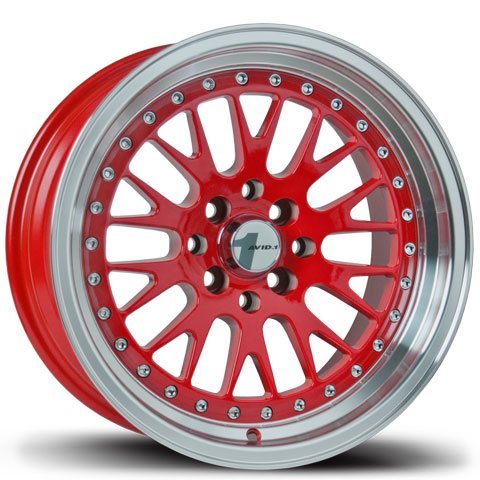 AVID.1 AV-12 Red 16x8 +25 4x100|4x114.3mm 73.1mm