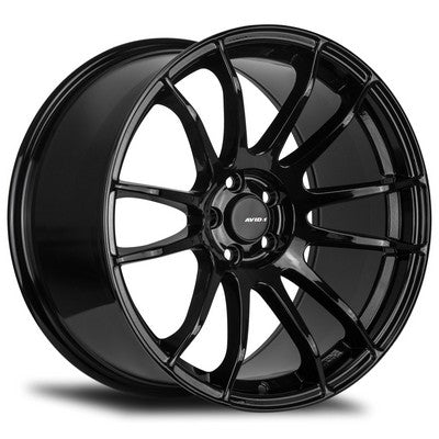 AVID.1 AV-20 Gloss Black 18x8 +45 5x114.3mm 73.1mm - Wheelwiz