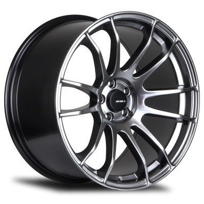 AVID.1 AV-20 Hyper Black 18x8 +45 5x114.3mm 73.1mm - Wheelwiz