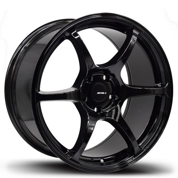 AVID.1 AV-26 Gloss Black 18x9.5 +38 5x114.3mm 73.1mm - Wheelwiz