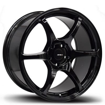 AVID.1 AV-26 Gloss Black 18x8.5 +35 5x114.3mm 73.1mm - Wheelwiz