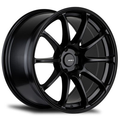 AVID.1 AV-27 Matte Black 18x8.5 +35 5x100mm 73.1mm - Wheelwiz