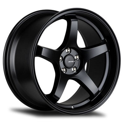 AVID.1 AV-28 Matte Black 18x8.5 +35 5x114.3mm 73.1mm - Wheelwiz