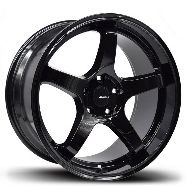 AVID.1 AV-28 Gloss Black 18x8.5 +35 5x114.3mm 73.1mm