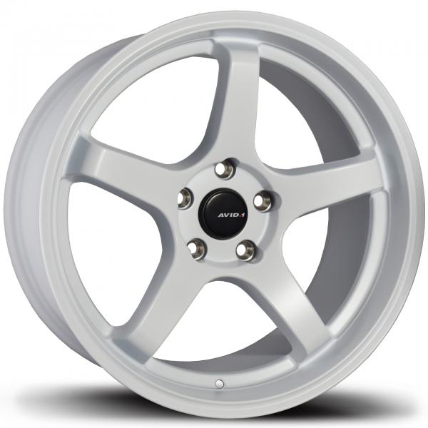 AVID.1 AV-28 White 18x9.5 +35 5x114.3mm 73.1mm - Wheelwiz