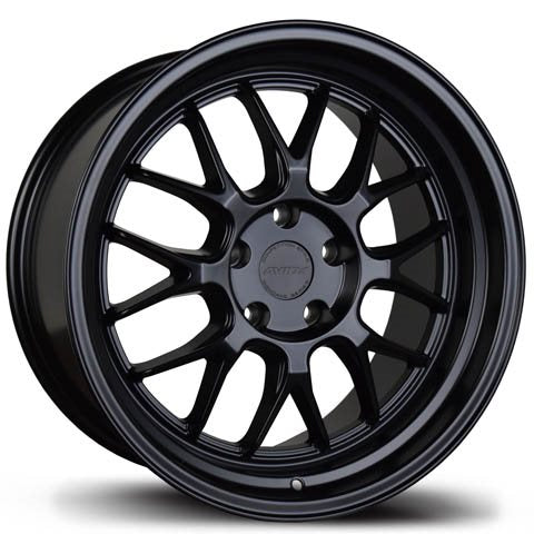 AVID.1 AV-34 Matte Black 18x8.5 +35 5x114.3mm 73.1mm - Wheelwiz