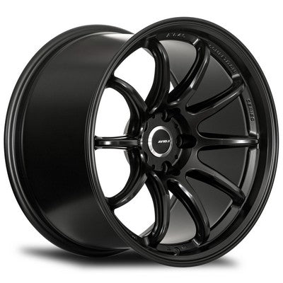 AVID.1 AV-40 Matte Black 17x8 +35 4x100mm 73.1mm - Wheelwiz
