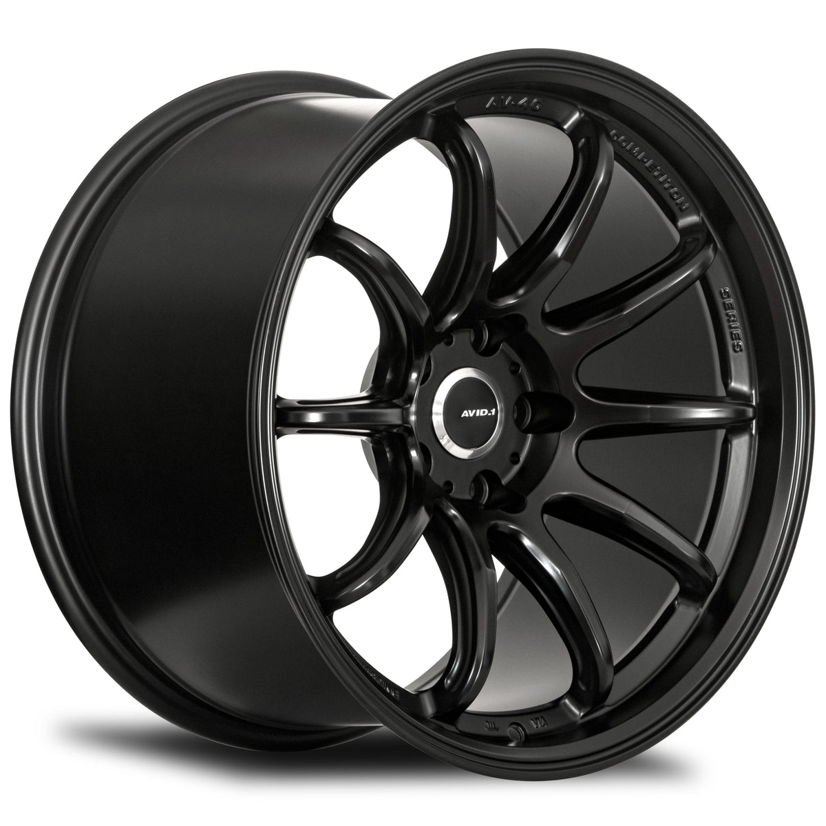 AVID.1 AV-40 Matte Black 18x9.5 +22 5x114.3mm 73.1mm - Wheelwiz