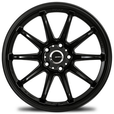 AVID.1 AV-40 Matte Black 18x9.5 +22 5x114.3mm 73.1mm
