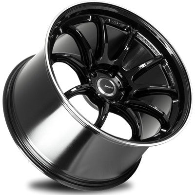 AVID.1 AV-40 Gloss Black - Machined Edge 18x9.5 +38 5x114.3mm 73.1mm - Wheelwiz