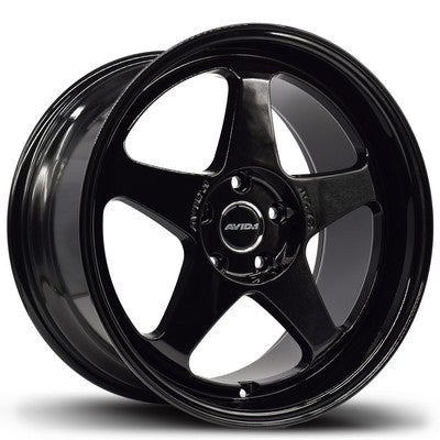 AVID.1 AV-42 Gloss Black 18x9.5 +35 5x100mm 73.1mm - Wheelwiz