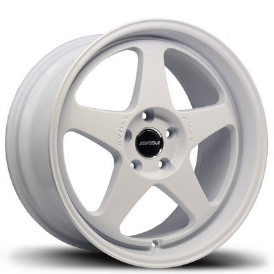 AVID.1 AV-42 Matte White 18x8.5 +35 5x112mm 73.1mm - Wheelwiz