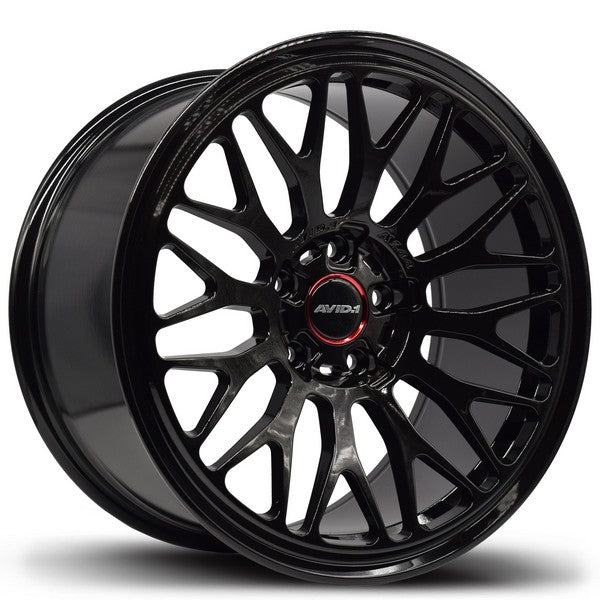 AVID.1 AV-44 Gloss Black 18x9.5 +35 5x114.3mm 73.1mm - Wheelwiz