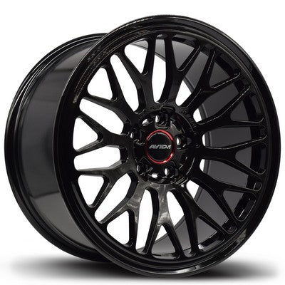 AVID.1 AV-44 Gloss Black 18x8.5 +35 5x114.3mm 73.1mm - Wheelwiz
