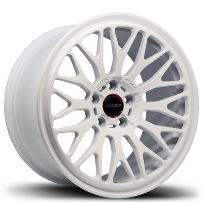 AVID.1 AV-44 Matte White 18x8.5 +42 5x112mm 73.1mm - Wheelwiz