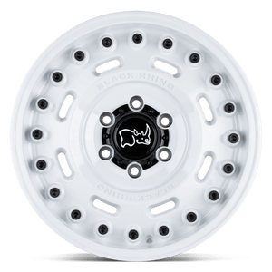 Black Rhino AXLE Gloss White 17x9.5 +6 6x139.7mm 112.1mm - Wheelwiz