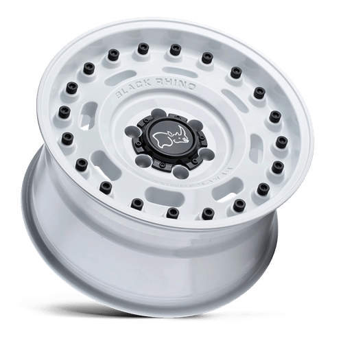 Black Rhino AXLE Gloss White 17x9.5 +6 6x139.7mm 112.1mm - Wheelwiz