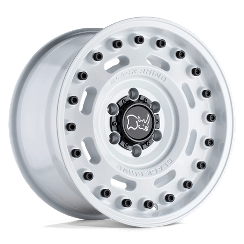 Black Rhino AXLE Gloss White 20x9.5 -18 5x127mm 71.5mm - Wheelwiz