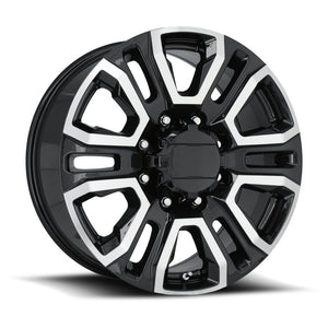 Factory Reproductions FR 275 Black Machine Face 20x8.5 +47 8x180mm 124.1mm