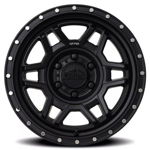 Reika R40 Satin Black 17x8.5 0 6x135mm 87.1mm