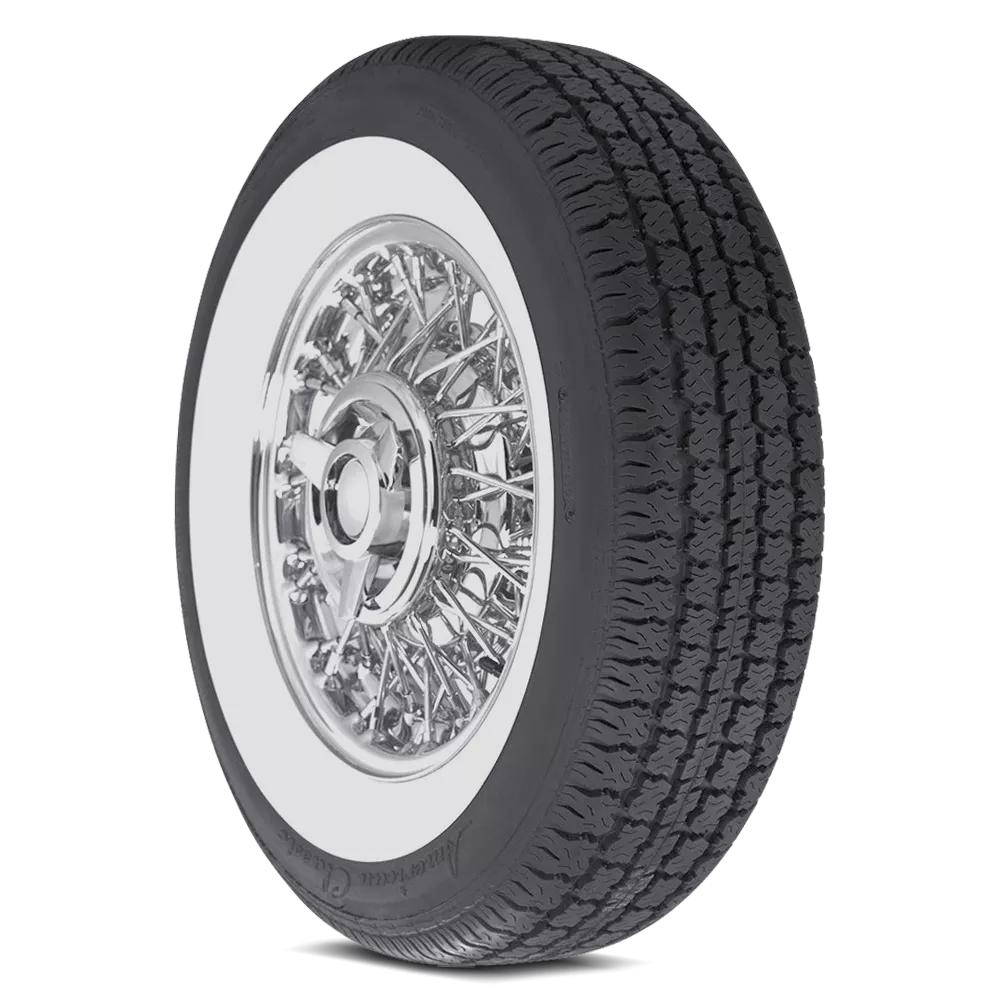 Coker American Classic Radial (2 5/8 INCH Whitewall) 215/75R15 - Wheelwiz