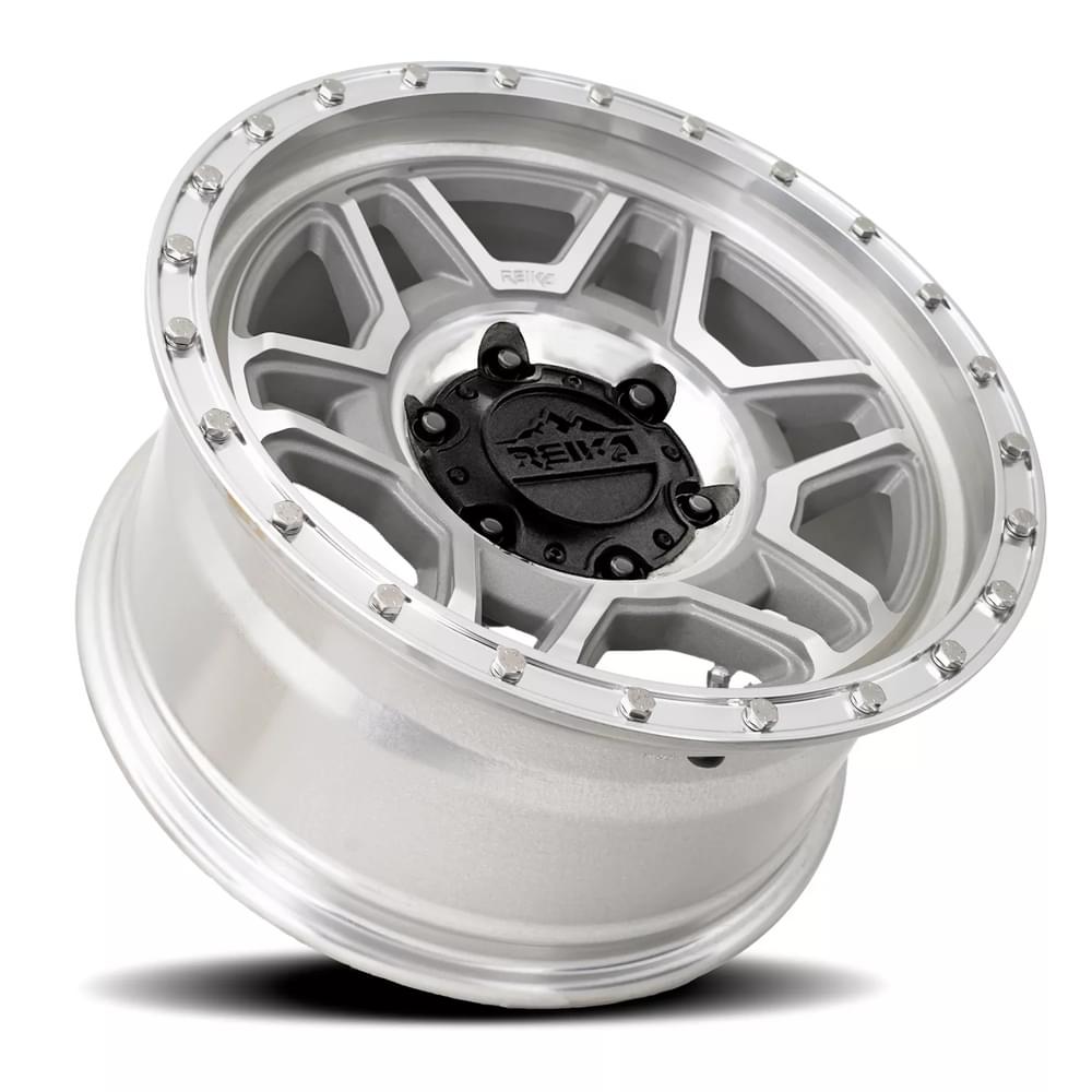 Reika R40 Machined Clear 17x9 -12 6x139.7mm 106.1mm